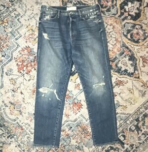 MOTHER Women’s Trickster Ankle Jeans Cryin' On Holy Ground Size 30 $268